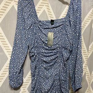 Wild Fable Ruched Dress